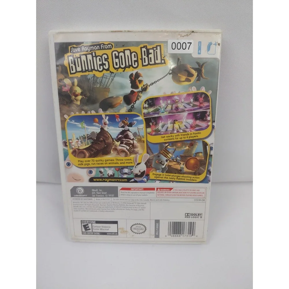Rayman Raving Rabbids (Nintendo Wii, 2006)